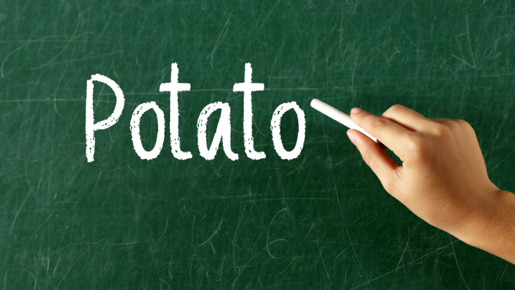 O que significa potato em inglês?